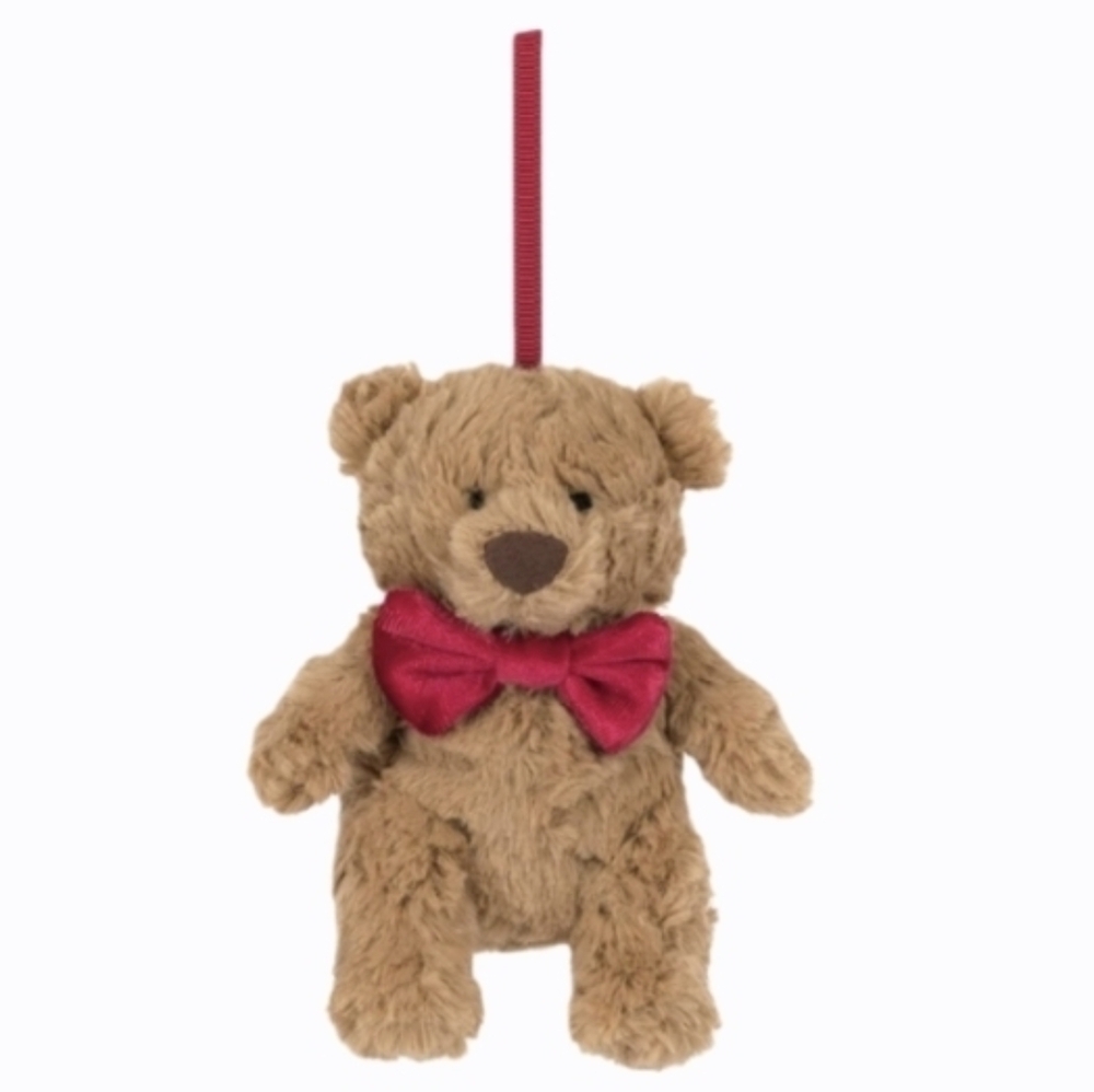 Jellycat Bartholomew 🐻 Bear Decoration 4x4.5" Soft & Plush NWT